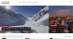 Desktop Screenshot of luxuryskimag.com